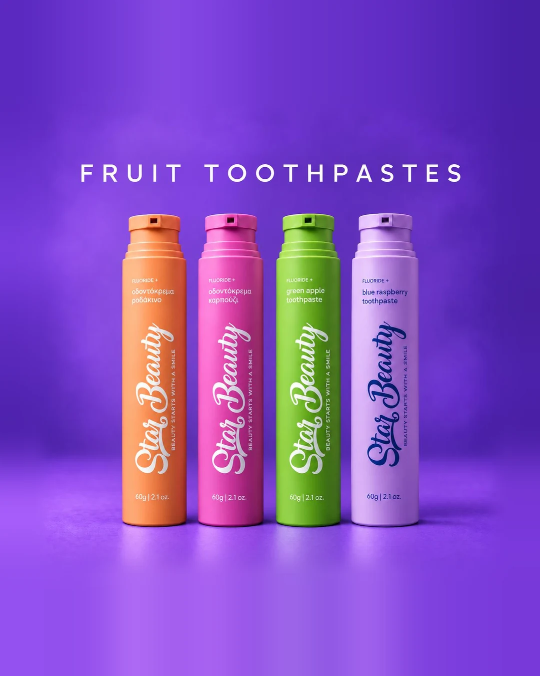 Fuit Toothpastes